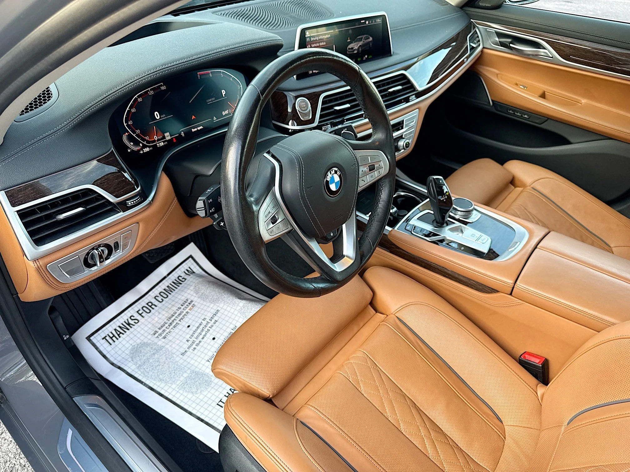Used 2021 Bernina Grey Amber Effect BMW 750i xDrive image 26