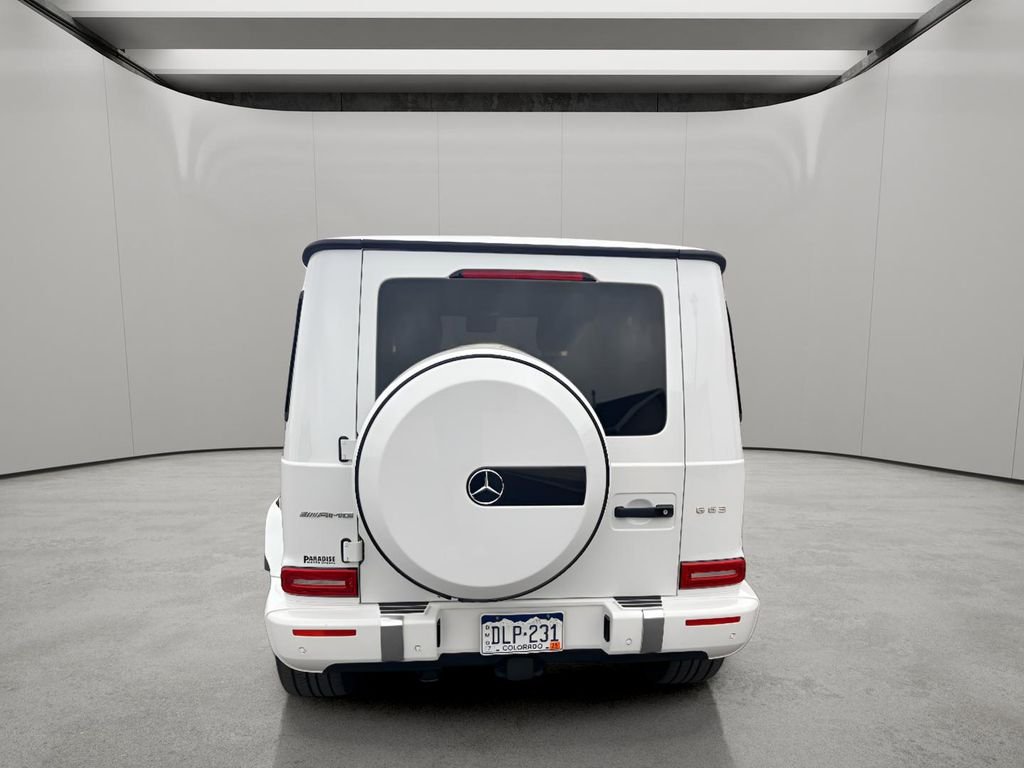 Used 2022 MANUFAKTUR Moonlight White Metallic Mercedes-Benz G63 AMG® image 5