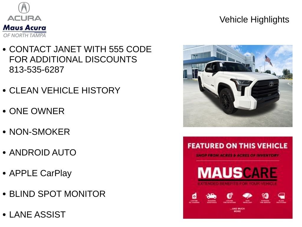 Used 2024 White Toyota SR5 image 8
