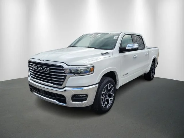 New 2026 Bright White Clear-Coat Exterior Paint RAM Laramie image 2