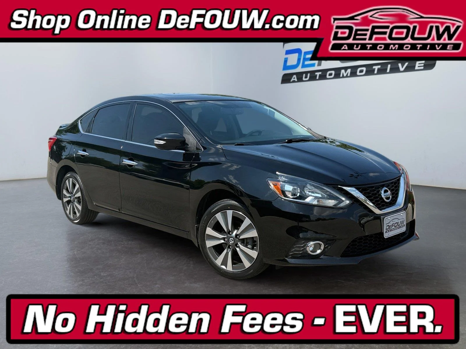 Used 2018 Super Black Nissan SL image 1