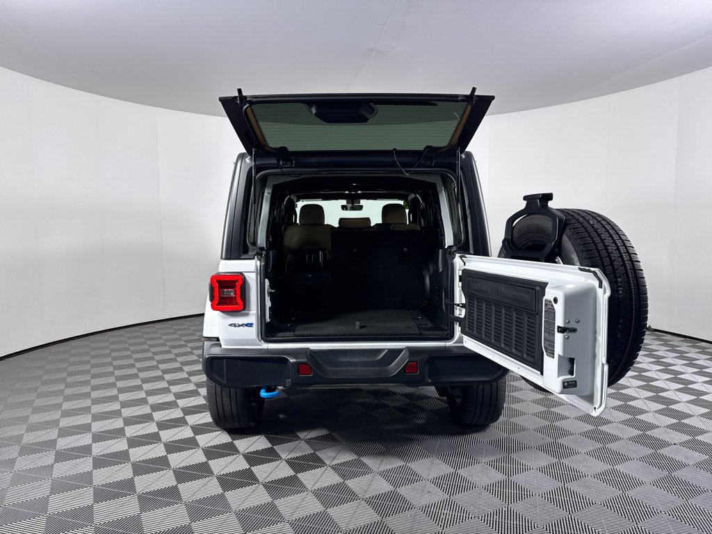 Used 2023 Bright White Clearcoat Jeep Sahara image 10