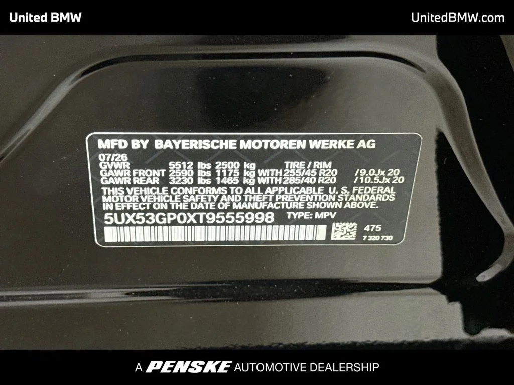 New 2026 Black Sapphire Metallic BMW 30 xDrive image 15
