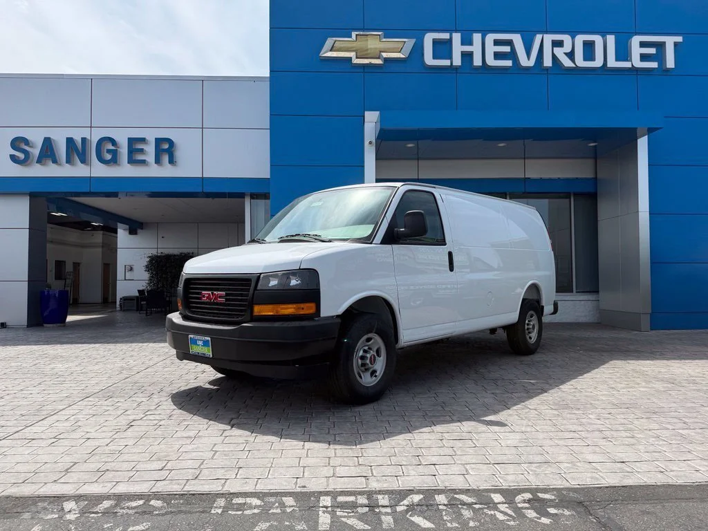 New 2026 Summit White GMC Work Van image 2