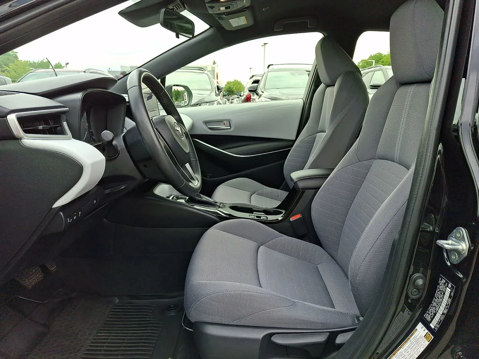Used 2024 Midnight Black Metallic Toyota Hybrid SE image 17