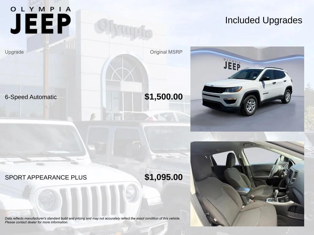 Used 2020 White Jeep Sport image 4