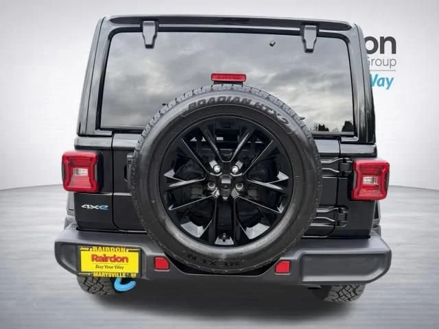 Used 2024 Black Clearcoat Jeep Sahara 4xe image 6