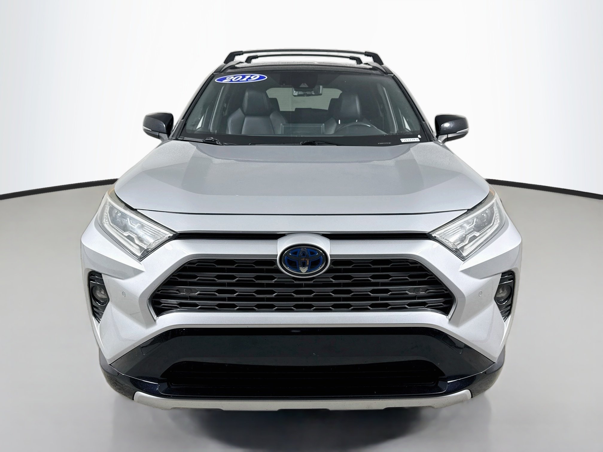 Used 2019 Silver Sky Metallic w/Black Roof Toyota Hybrid XSE image 2