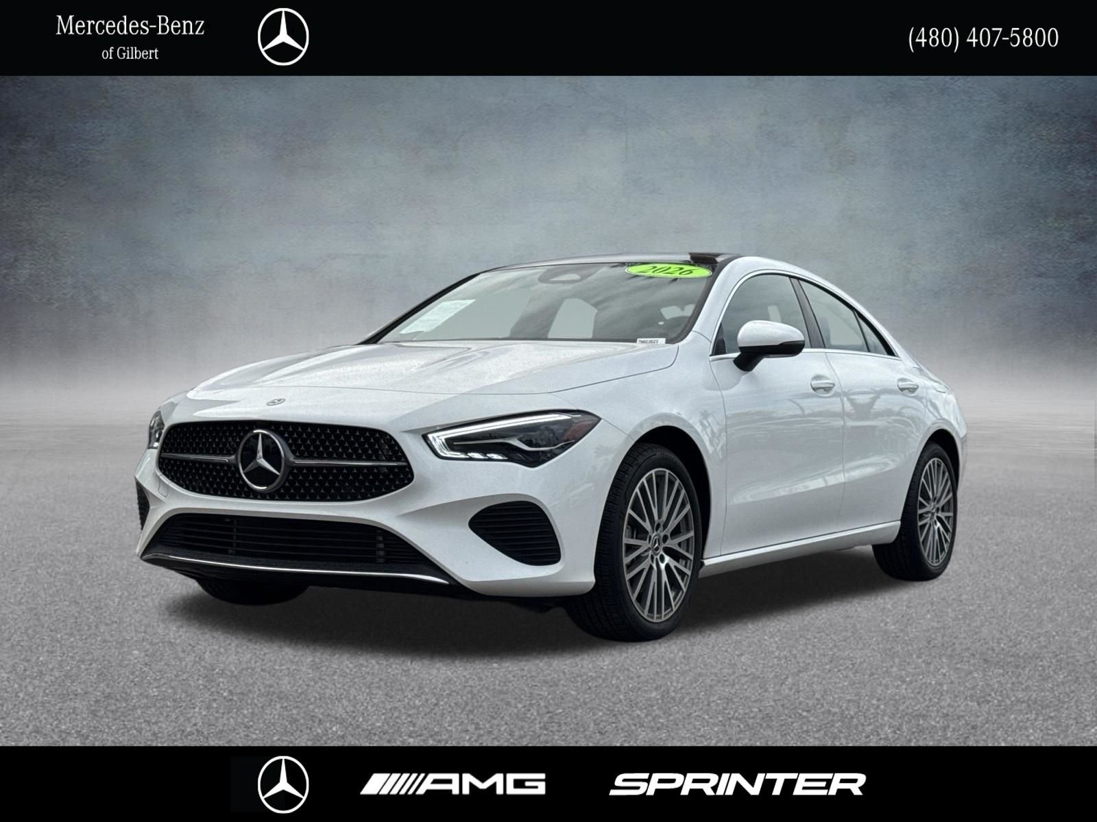 Certified Used 2026 White Mercedes-Benz CLA 250 image 1
