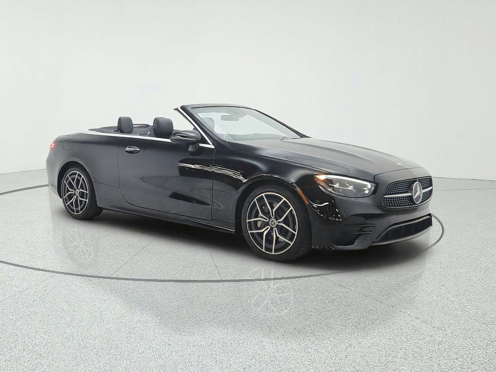 Certified Used 2023 Black Mercedes-Benz E 450 4MATIC® Cabriolet image 3