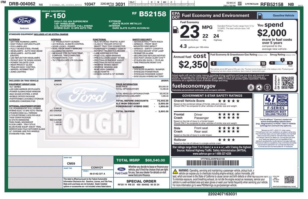 Certified Used 2024 Black Ford XLT image 5