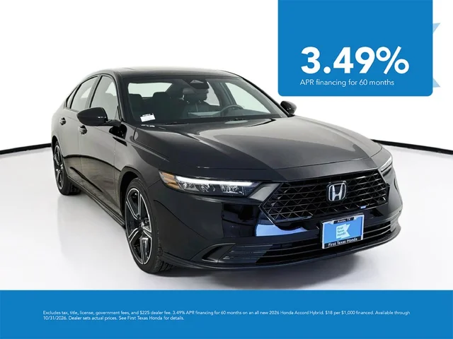 2026 Honda Accord Hybrid Sport