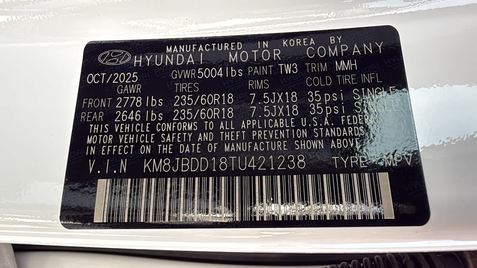 New 2026 Creamy White Pearl Hyundai SEL AWD image 30