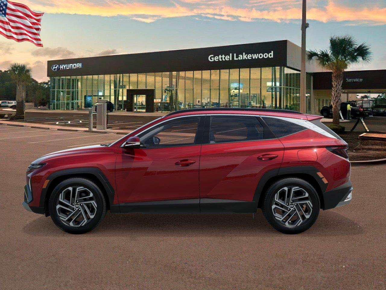 New 2026 Red Hyundai Limited FWD image 3