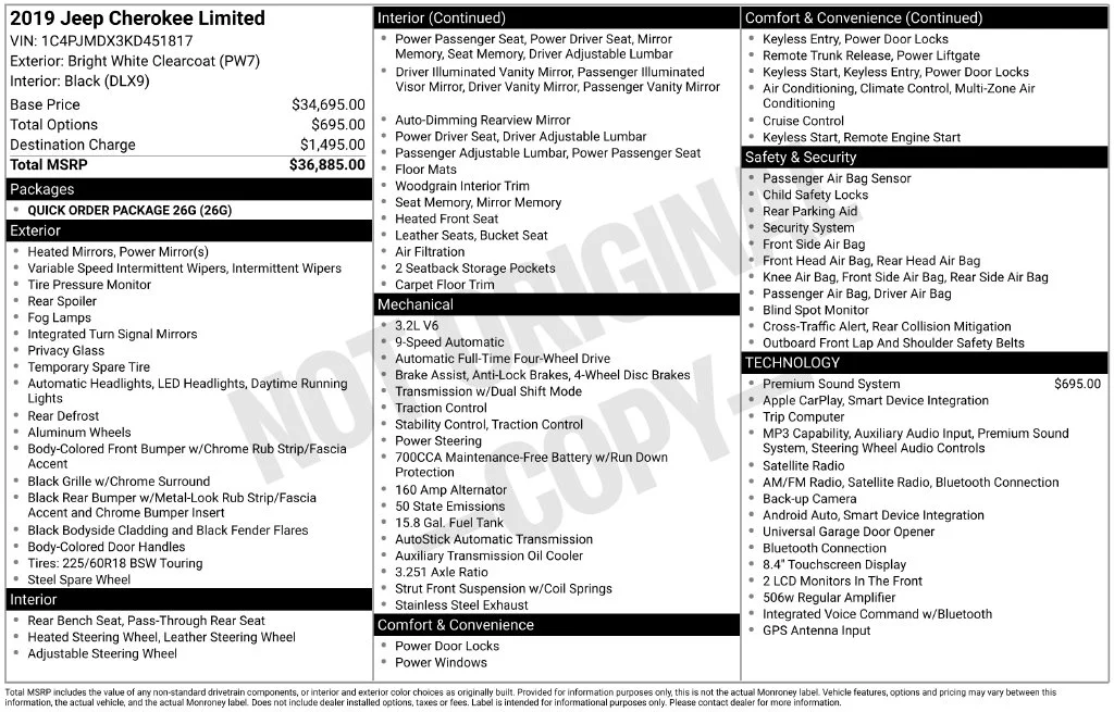 Used 2019 White Jeep Limited image 31
