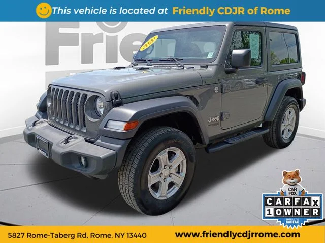 Used 2020 Gray Jeep Sport S image 1