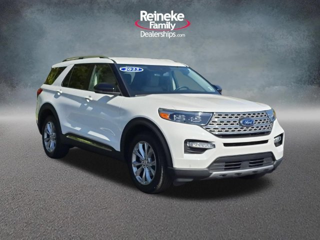 Used 2023 White Metallic Ford Limited image 3