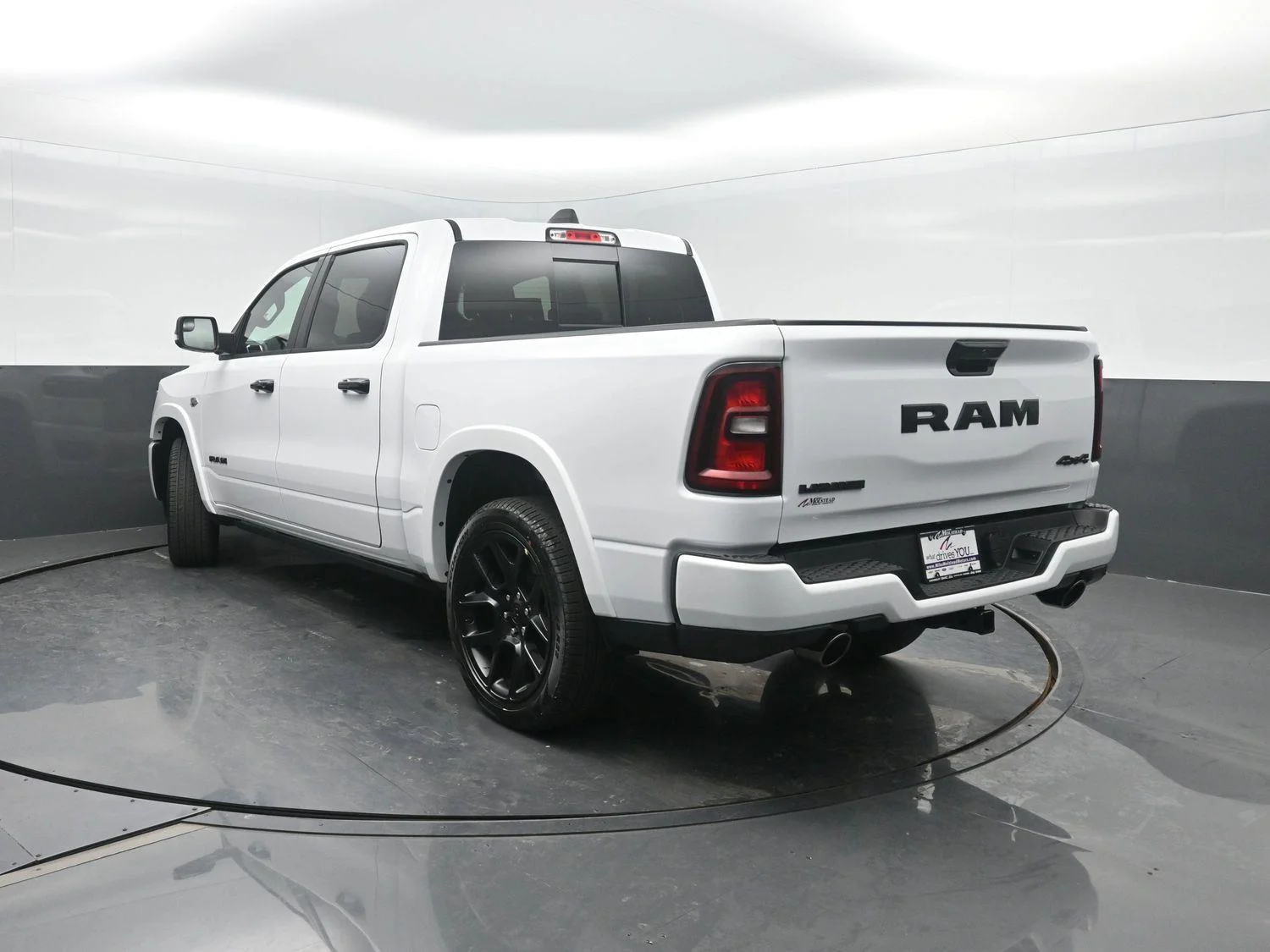 New 2026 Bright White Clear-Coat Exterior Paint RAM Laramie image 48