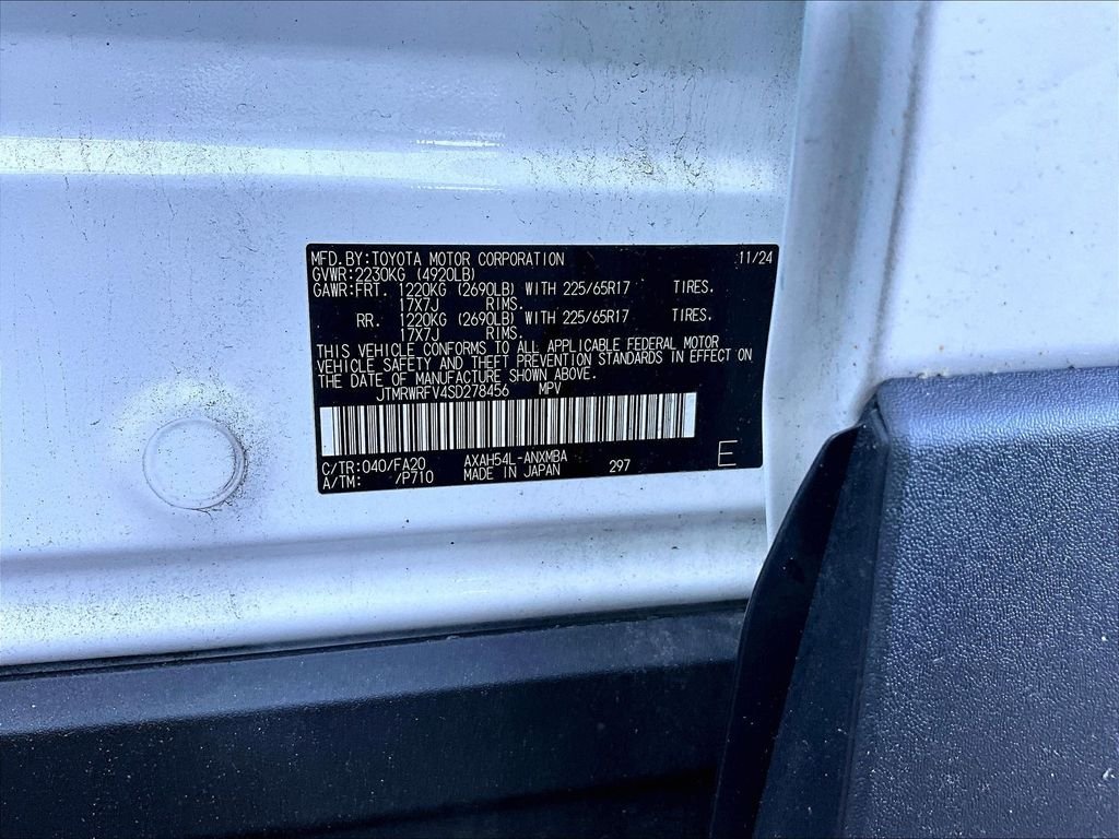 Certified Used 2025 White Toyota XLE image 9