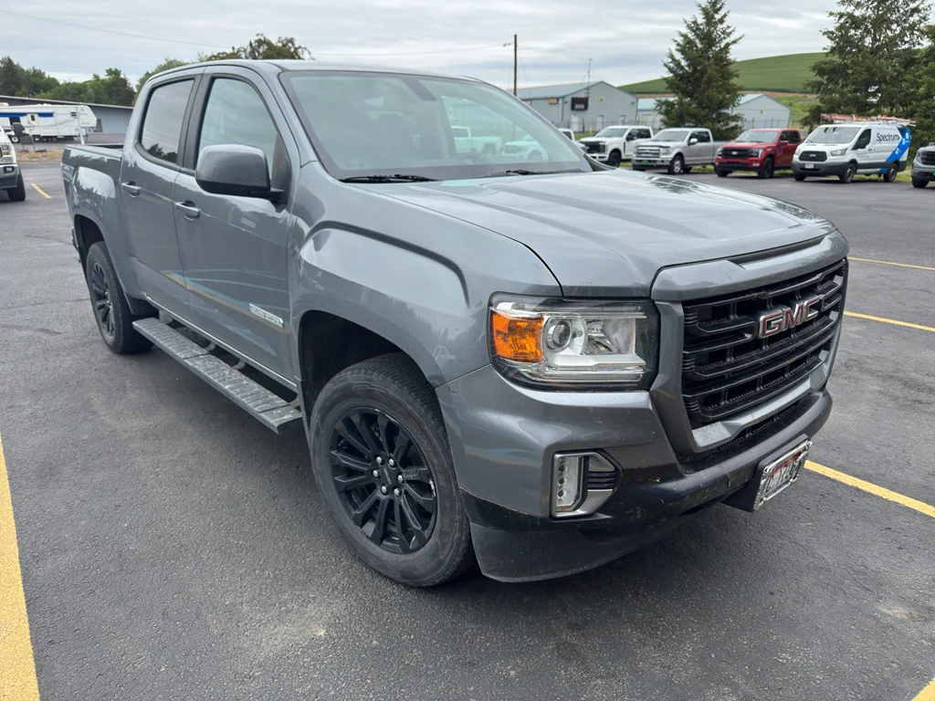 Used 2022 Satin Steel Metallic GMC 4WD Elevation image 3