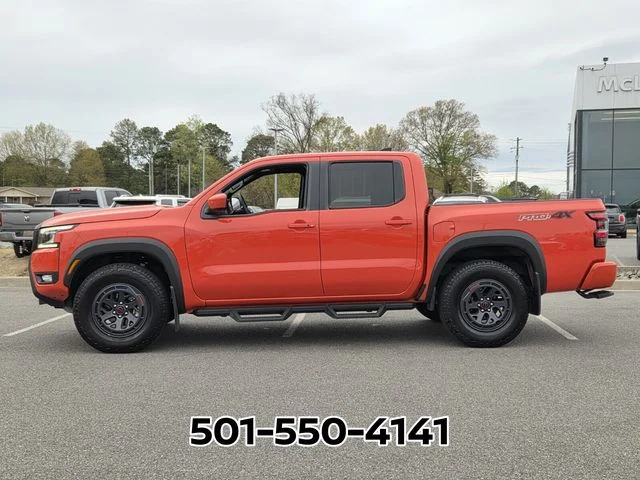 Certified 2025 Nissan Frontier PRO-4X with VIN 1N6ED1EK3SN647263 for sale in Little Rock
