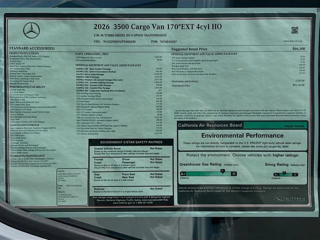 New 2026 High-tech silver metallic Mercedes-Benz Cargo 170 WB image 21