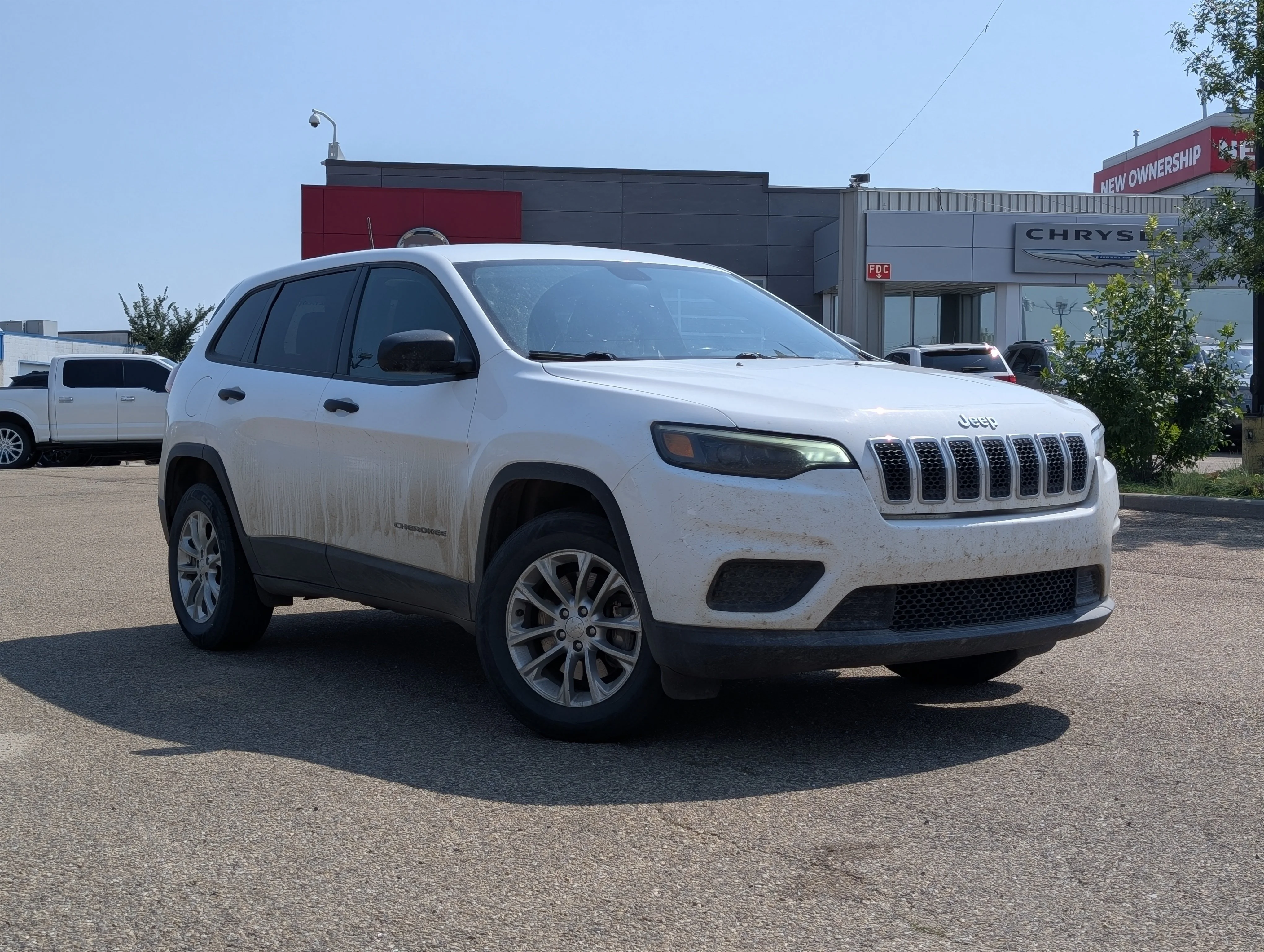 Used 2019 Bright White Jeep Sport image 2