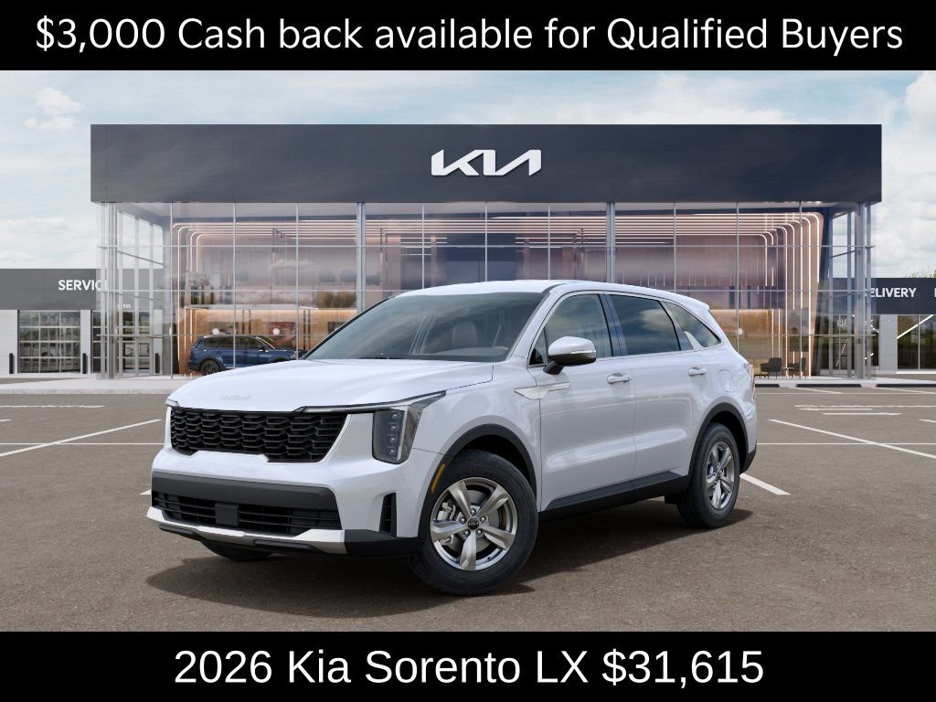New 2026 White Pearl Kia LX image 2