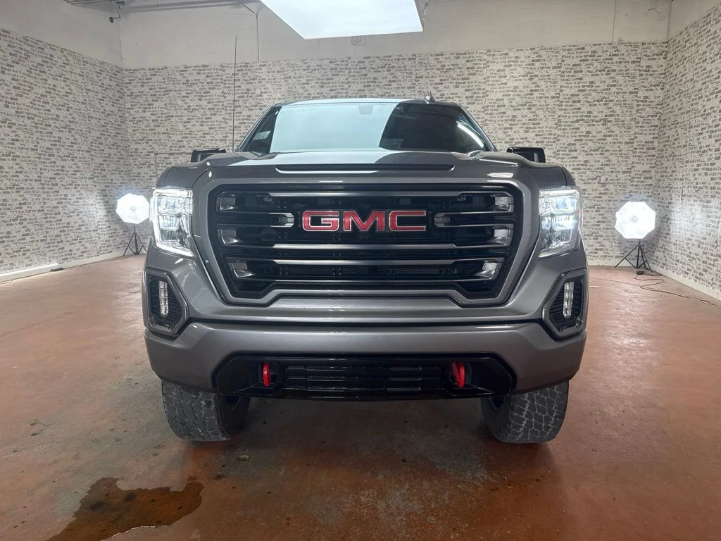 Used 2021 Satin Steel Metallic GMC AT4 image 2
