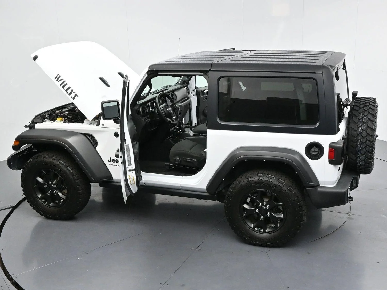 Used 2022 Bright White Clearcoat Jeep Willys image 38
