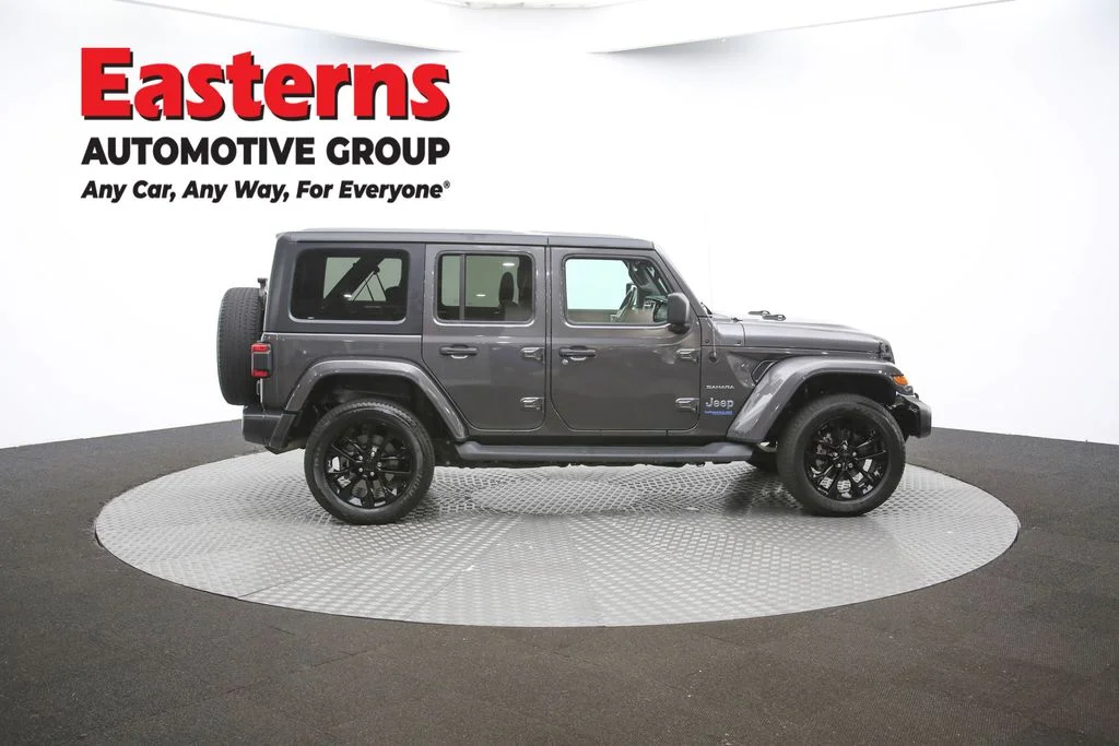 Used 2021 Gray Jeep Unlimited Sahara 4xe image 45