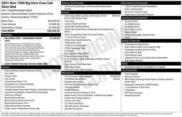 2021 RAM Ram 1500 Pickup Big Horn/Lone Star - Photo 11