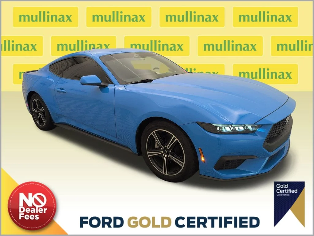 Certified Used 2025 Blue Ford EcoBoost image 1