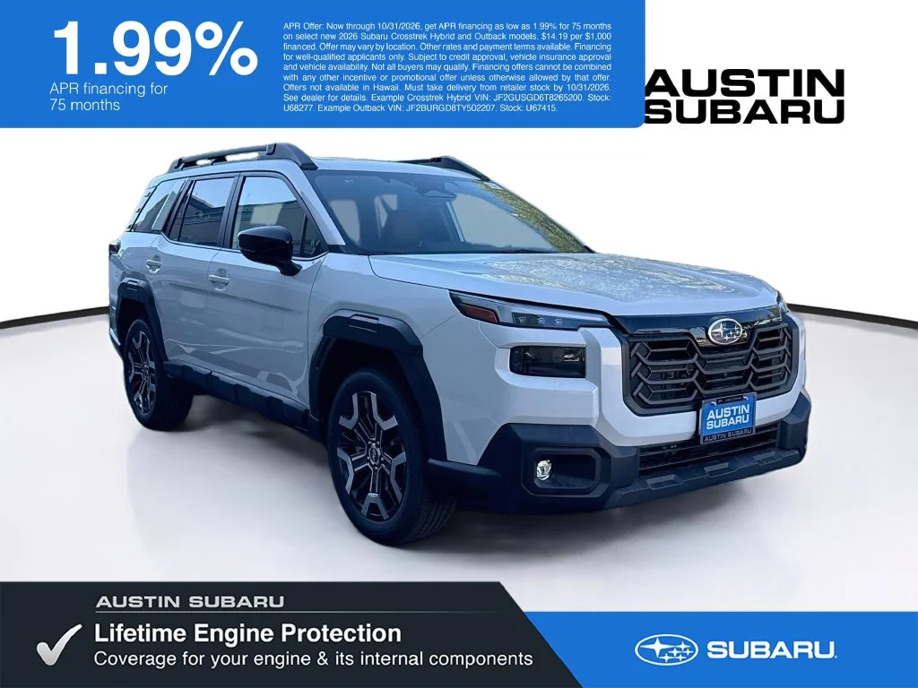 New 2026 White Subaru Touring XT image 1