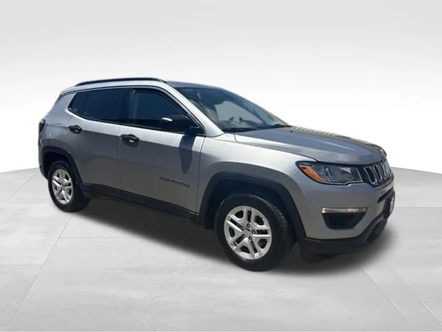 Used 2021 Silver Jeep Sport image 3