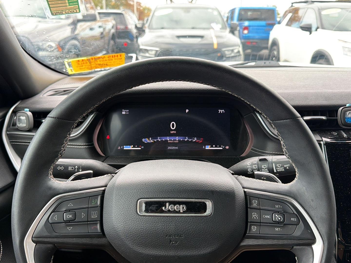 Used 2023 Bright White Clearcoat Jeep Altitude X image 10