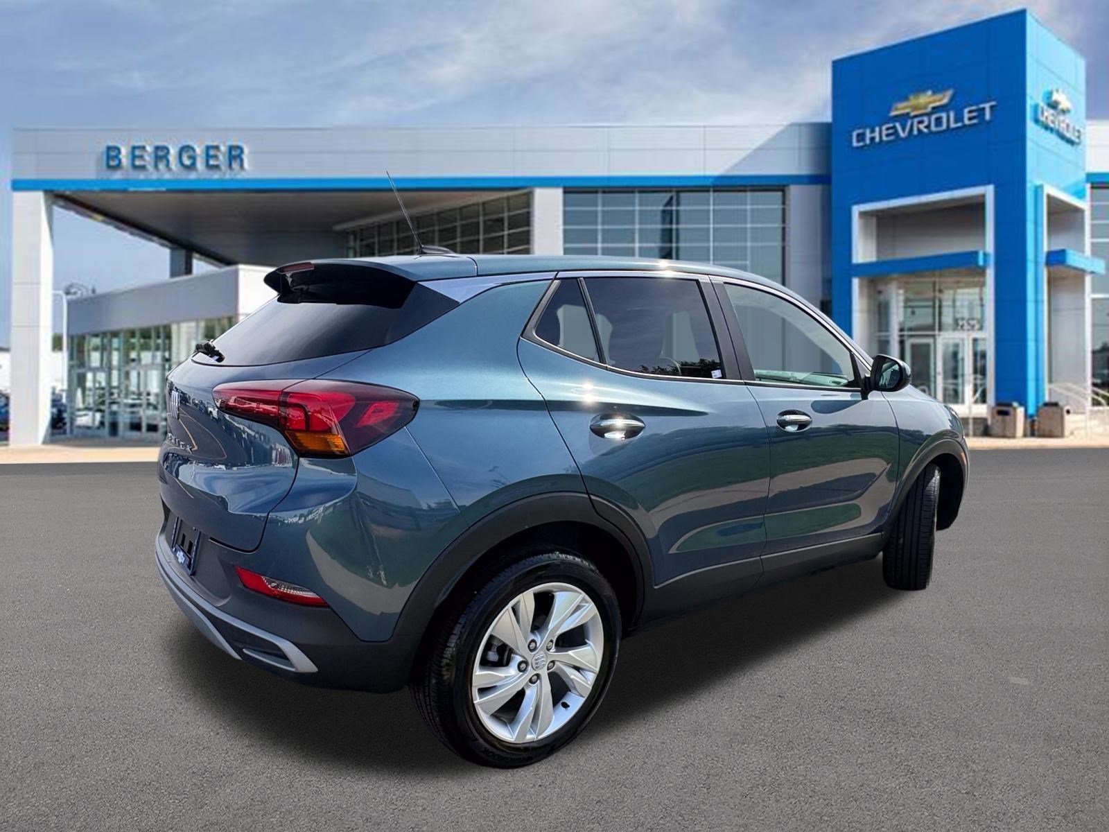 Used 2025 Ocean Blue Metallic Buick Preferred image 2
