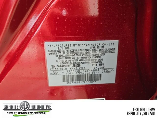 New 2026 Scarlet Ember Tintcoat Nissan SR image 29