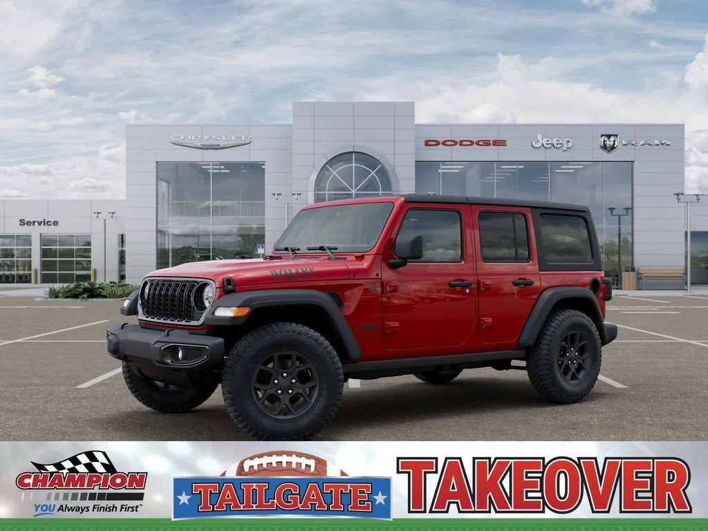 New 2026 Red Jeep Willys image 2