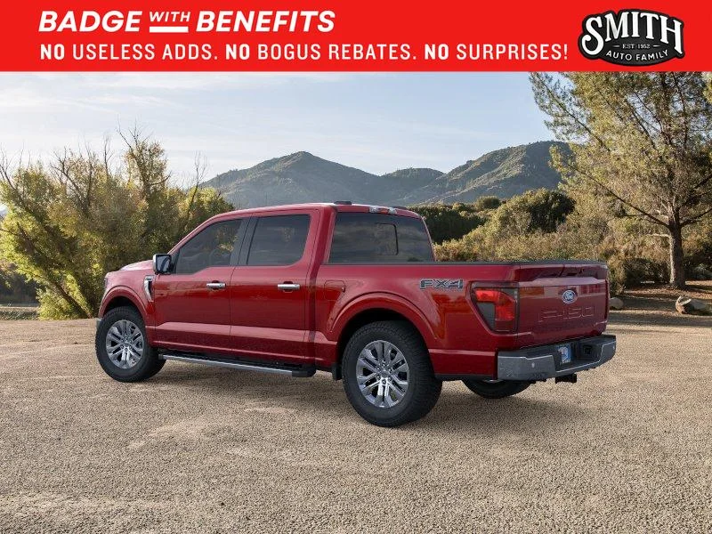 New 2025 Rapid Red Metallic Tinted Clearcoat Ford XLT image 5