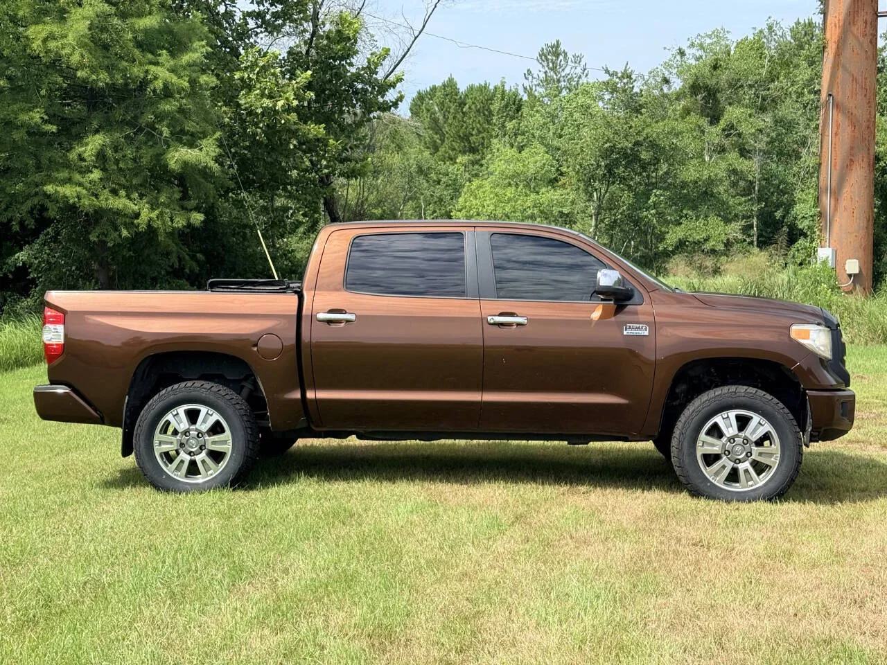 Used 2017 Brown Toyota 1794 Edition 4x4 4dr CrewMax Cab Pickup SB (5.7L V8 FFV) image 6