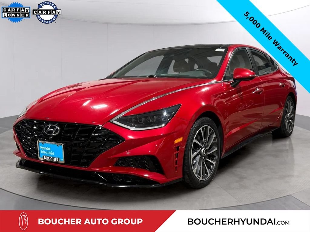 Certified Used 2020 Calypso Red Hyundai Limited image 7