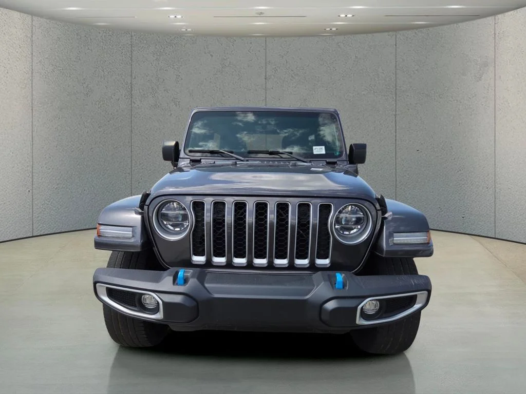 Certified Used 2022 Gray Jeep Unlimited Sahara 4xe image 8