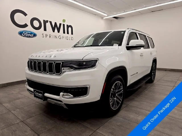 Used 2022 Bright White Clearcoat Jeep Series III image 4