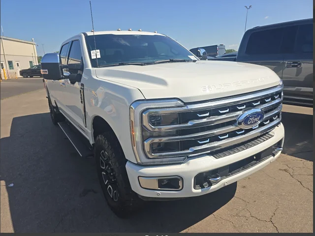 Used 2024 White Metallic Ford Platinum image 5