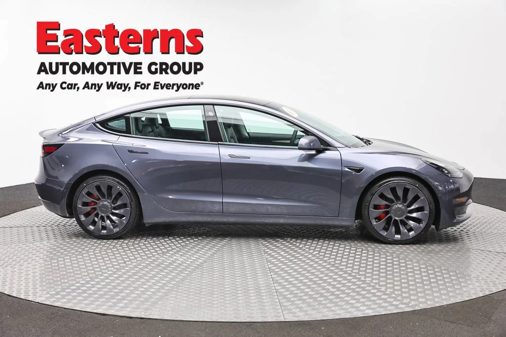 Used 2022 Gray Tesla Performance image 4