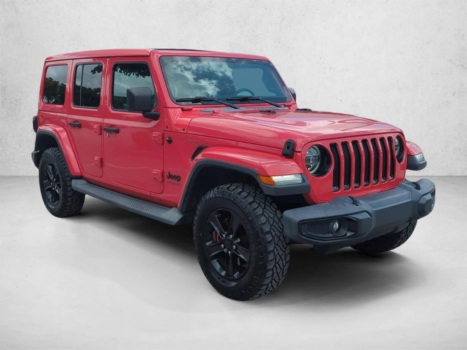 Used 2019 Firecracker Red Clearcoat Jeep Sahara Altitude image 3
