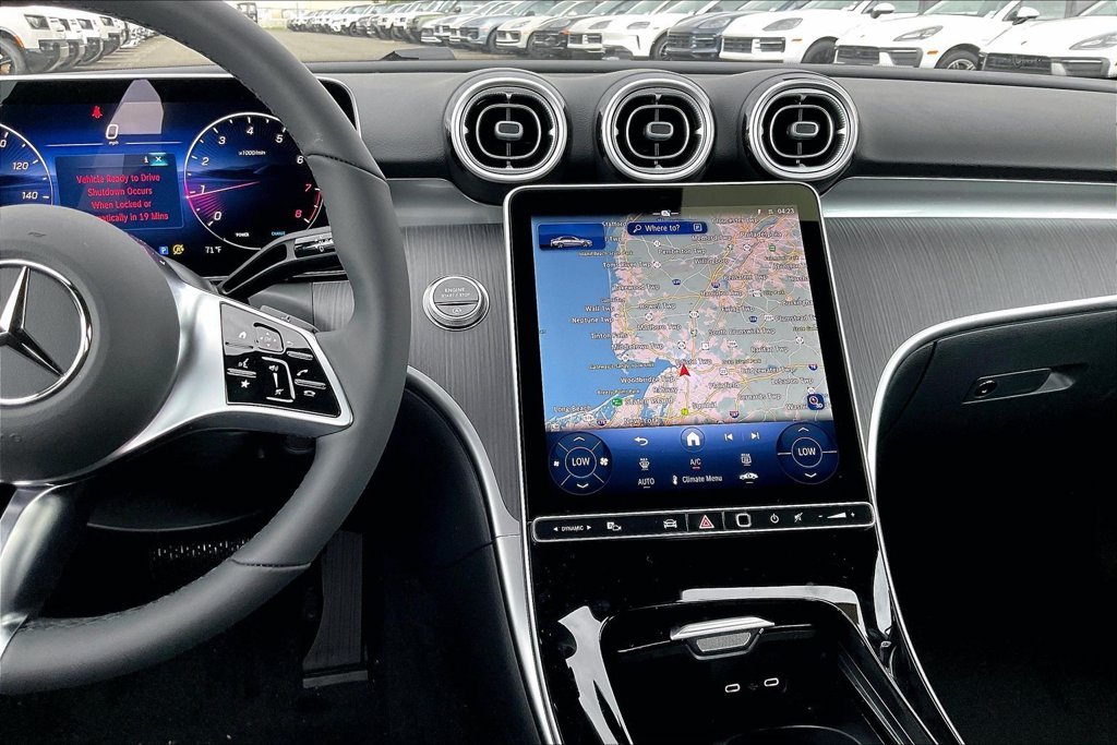 New 2026 Selenite Grey Metallic Mercedes-Benz C 300 image 7