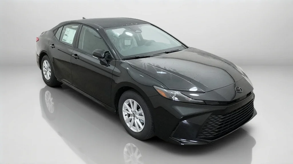 New 2026 Midnight Black Metallic Toyota LE image 5