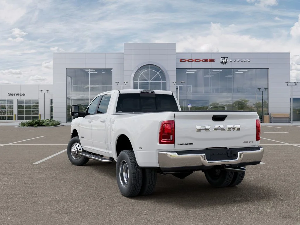 New 2026 Bright White Clear-Coat Exterior Paint RAM Laramie image 3